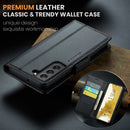 Samsung Galaxy S22 Plus CaseMe 023 Wallet Flip Cover, RFID Protection, Card Holder