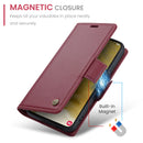 Samsung Galaxy S22 Plus CaseMe 023 Wallet Flip Cover, RFID Protection, Card Holder