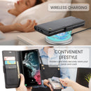 Samsung Galaxy S22 Ultra CaseMe 023 Wallet Flip Cover, RFID Protection, Card Holder