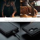 Samsung Galaxy S22 Ultra CaseMe 023 Wallet Flip Cover, RFID Protection, Card Holder