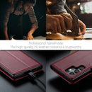 Samsung Galaxy S22 Ultra CaseMe 023 Wallet Flip Cover, RFID Protection, Card Holder