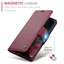 Samsung Galaxy S22 Ultra CaseMe 023 Wallet Flip Cover, RFID Protection, Card Holder