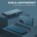 Samsung Galaxy S22 Ultra CaseMe 023 Wallet Flip Cover, RFID Protection, Card Holder