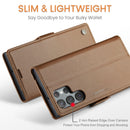 Samsung Galaxy S22 Ultra CaseMe 023 Wallet Flip Cover, RFID Protection, Card Holder