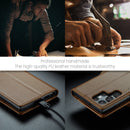Samsung Galaxy S22 Ultra CaseMe 023 Wallet Flip Cover, RFID Protection, Card Holder