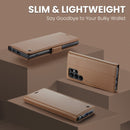 Samsung Galaxy S22 Ultra CaseMe 023 Wallet Flip Cover, RFID Protection, Card Holder