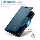 Samsung Galaxy S23 CaseMe 023 Wallet Flip Cover, RFID Protection, Card Holder