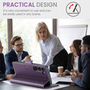 Samsung Galaxy S23 CaseMe 023 Wallet Flip Cover, RFID Protection, Card Holder