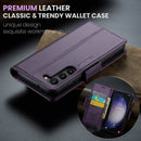 Samsung Galaxy S23 CaseMe 023 Wallet Flip Cover, RFID Protection, Card Holder