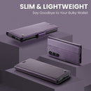 Samsung Galaxy S23 CaseMe 023 Wallet Flip Cover, RFID Protection, Card Holder