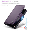 Samsung Galaxy S23 CaseMe 023 Wallet Flip Cover, RFID Protection, Card Holder
