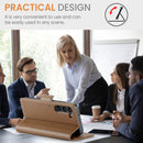 Samsung Galaxy S23 CaseMe 023 Wallet Flip Cover, RFID Protection, Card Holder