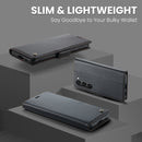 Samsung Galaxy S23 Plus CaseMe 023 Wallet Flip Cover, RFID Protection, Card Holder
