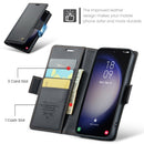 Samsung Galaxy S23 Plus CaseMe 023 Wallet Flip Cover, RFID Protection, Card Holder