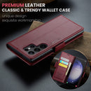 Samsung Galaxy S23 Ultra CaseMe 023 Wallet Flip Cover, RFID Protection, Card Holder