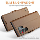 Samsung Galaxy S23 Ultra CaseMe 023 Wallet Flip Cover, RFID Protection, Card Holder