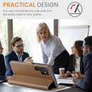 Samsung Galaxy S23 Ultra CaseMe 023 Wallet Flip Cover, RFID Protection, Card Holder