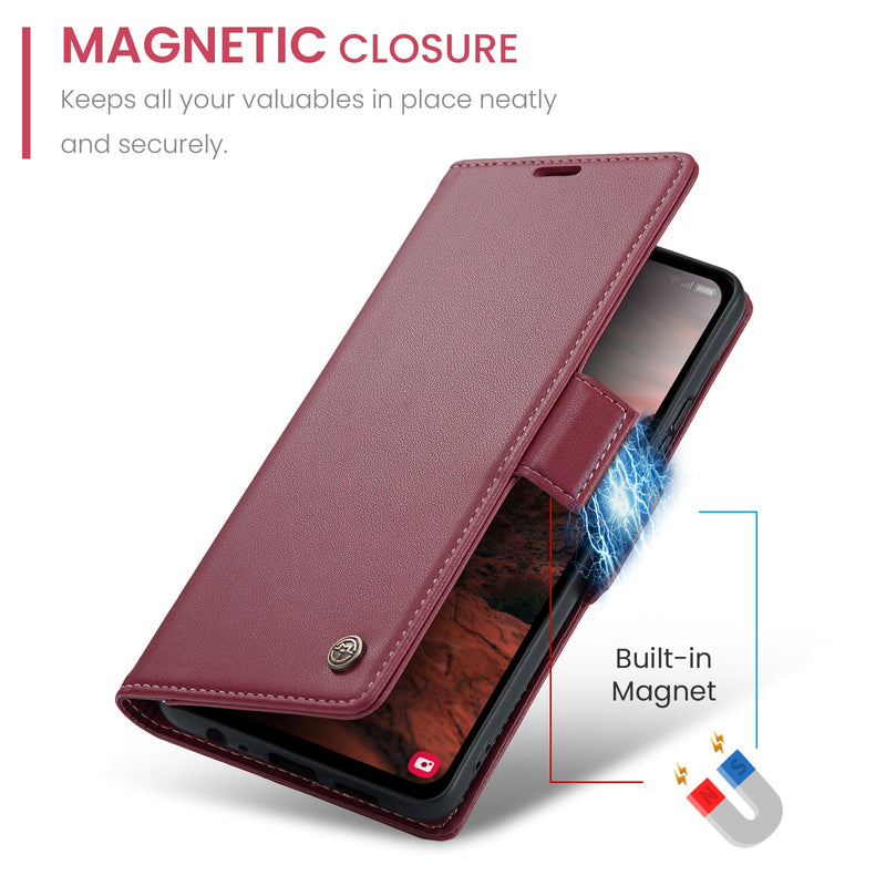 Samsung Galaxy A05s Retro PU Leather Wallet Case