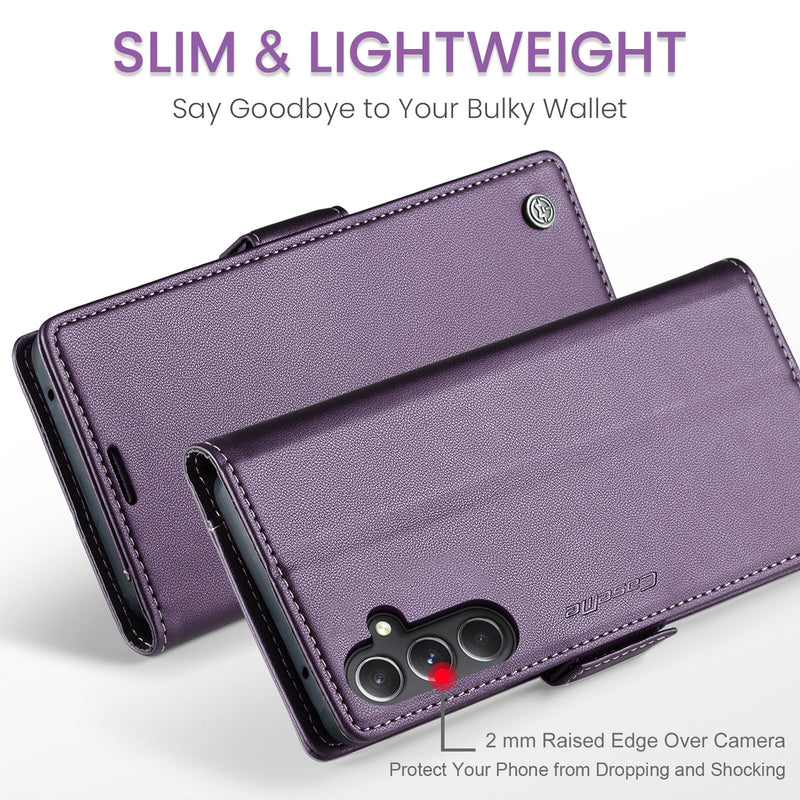 Samsung Galaxy S23 FE Retro PU Leather Wallet Case