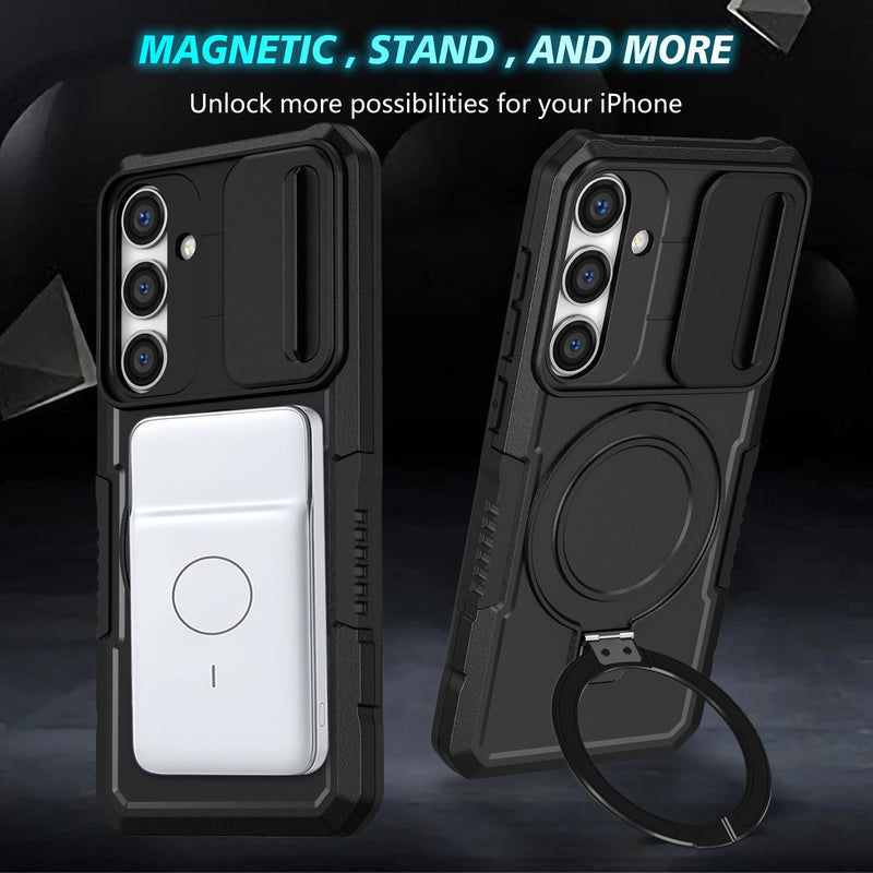 Samsung Galaxy S25 Plus Magsafe Sliding Cover Case (Black)