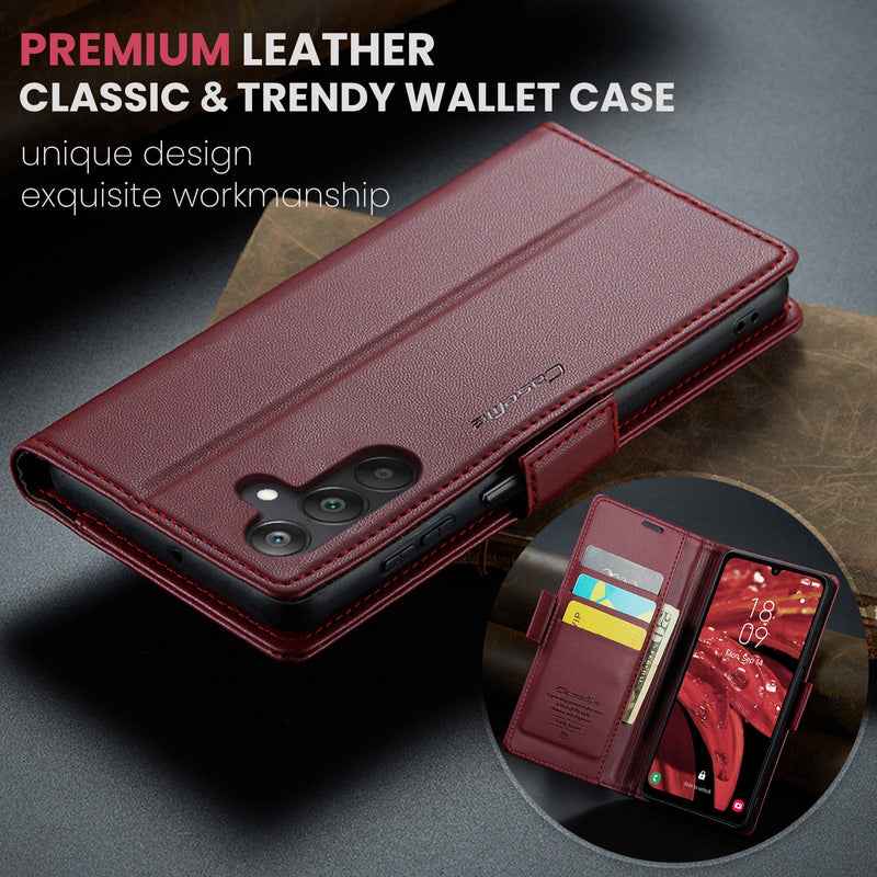 Samsung Galaxy A25 Retro PU Leather Wallet Case