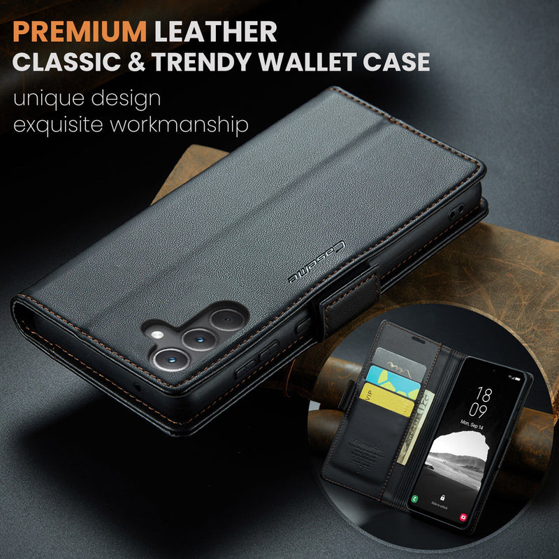 Samsung Galaxy A35 Retro PU Leather Wallet Case