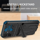 Samsung A06 Heavy Duty Kickstand Card Holder Case Shockproof Navy