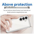 Samsung Galaxy S25 Soft TPU Bumper Case (Clear)