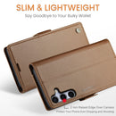 Samsung Galaxy S25 Plus Retro PU Leather Wallet Case