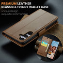 Samsung Galaxy S25 Plus Retro PU Leather Wallet Case