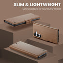 Samsung Galaxy S25 Retro PU Leather Wallet Case