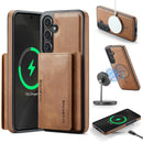 Samsung Galaxy S25 Case DG.Ming MagSafe Wallet Case (Brown)