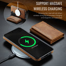 Samsung Galaxy S25 Case DG.Ming MagSafe Wallet Case (Brown)