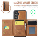 Samsung Galaxy S25 Case DG.Ming MagSafe Wallet Case (Brown)