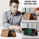 Samsung Galaxy S25 Case DG.Ming MagSafe Wallet Case (Brown)