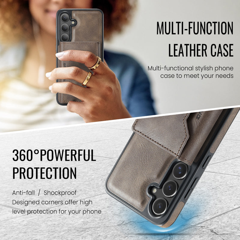 Samsung Galaxy S25 Case DG.Ming MagSafe Wallet Case (Coffee)