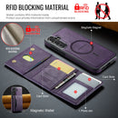 Samsung Galaxy S25 Case DG.Ming MagSafe Wallet Case (Purple)