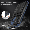 Samsung S25Plus Heavy Duty Kickstand Card Holder Case Shockproof Navy