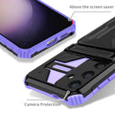 Samsung S25Plus Heavy Duty Kickstand Card Holder Case Shockproof Purple