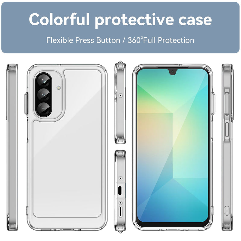 Samsung Galaxy A26 5G Soft TPU Bumper Case [Clear]