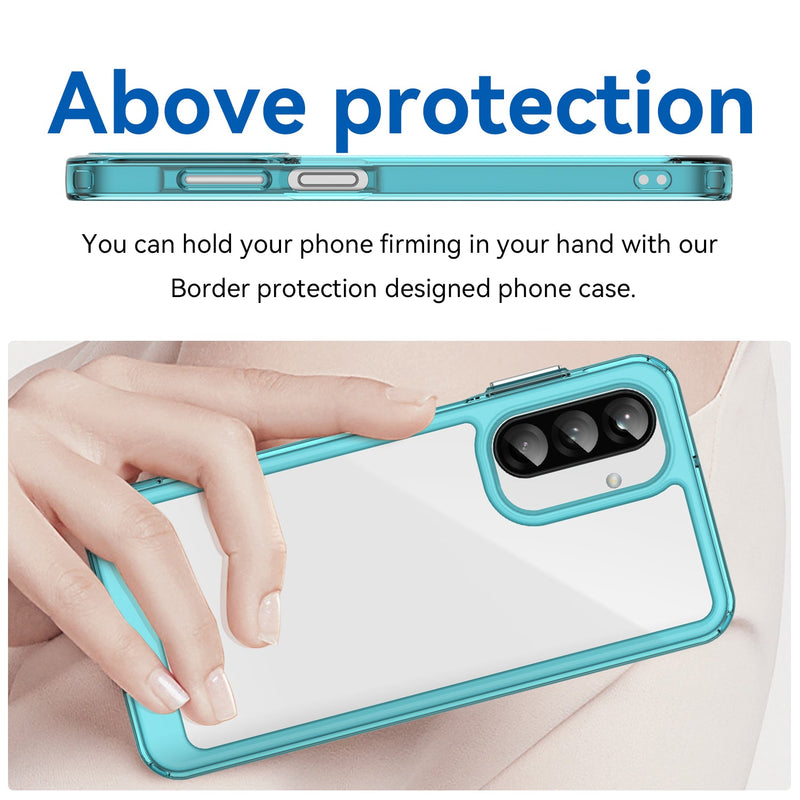 Samsung Galaxy A26 5G Soft TPU Bumper Case [Clear Blue]