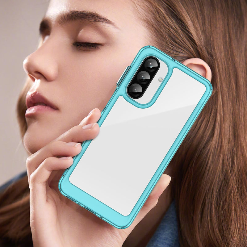 Samsung Galaxy A26 5G Soft TPU Bumper Case [Clear Blue]