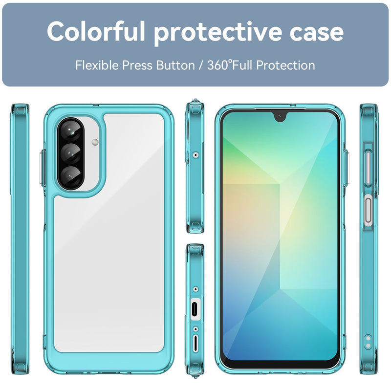 Samsung Galaxy A26 5G Soft TPU Bumper Case [Clear Blue]