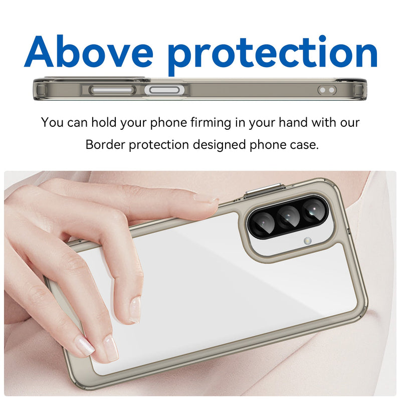 Samsung Galaxy A26 5G Soft TPU Bumper Case [Clear Grey]