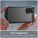Samsung A26 5G Carbon Fibre TPU Case Slim Shockproof Cover Black