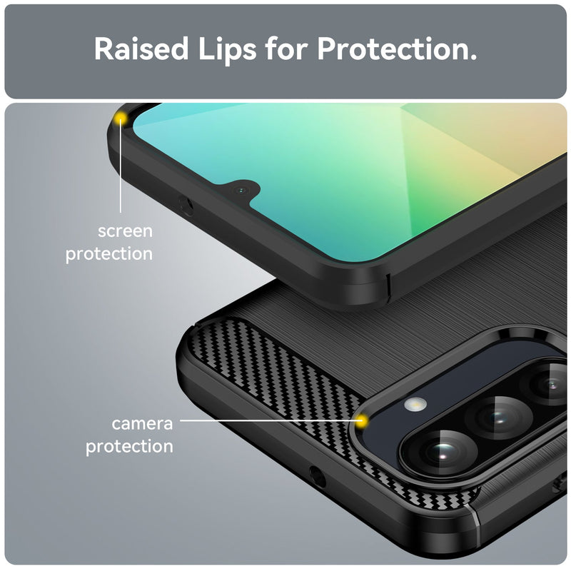 Samsung Galaxy A26 5G Carbon Fibre Brushed Case [Black]