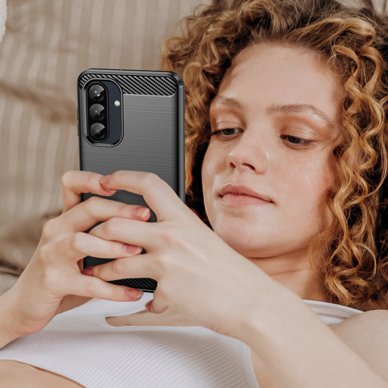 Samsung Galaxy A26 5G Carbon Fibre Brushed Case [Black]