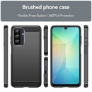 Samsung A26 5G Carbon Fibre TPU Case Slim Shockproof Cover Black