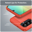 Samsung Galaxy A26 5G Carbon Fibre Brushed Case [Red]