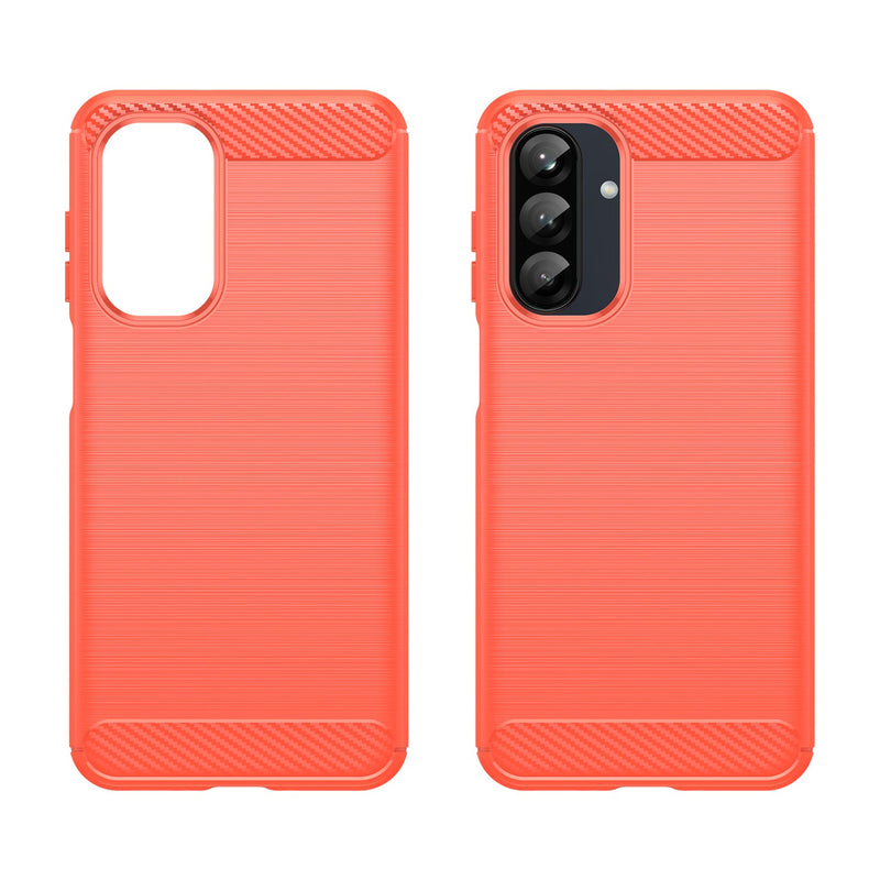 Samsung Galaxy A26 5G Carbon Fibre Brushed Case [Red]